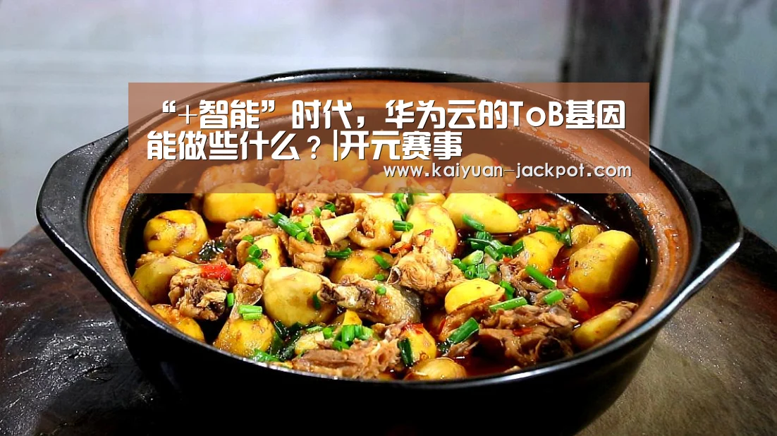 “+智能”时代,华为云的ToB基因能做些什么?|开元赛事(图1) 开元推荐
