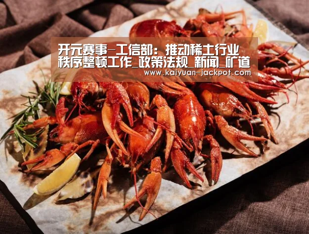 开元赛事-工信部:推动稀土行业秩序整顿工作_政策法规_新闻_矿道网(图2) 开元赛事